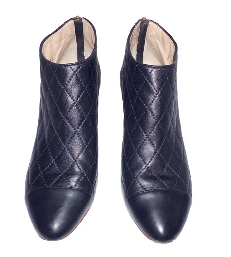 chanel low boots
